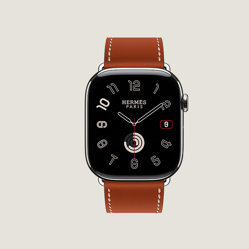 2326 Apple Watch エルメス　グルメット　ブラウン　HERMES Series 11 case & Band Apple Watch Hermès Single Tour 46 mm